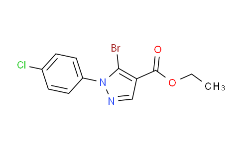 CAS No. 110821-40-4, Ethyl 5-bromo-1-(4-chlorophenyl)-1H-pyrazole-4-carboxylate