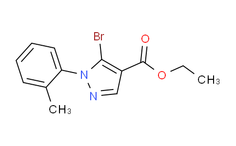 CAS No. 1245227-19-3, Ethyl 5-bromo-1-(o-tolyl)-1H-pyrazole-4-carboxylate