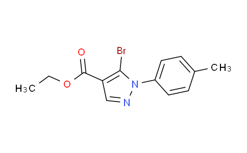 CAS No. 959578-19-9, Ethyl 5-bromo-1-(p-tolyl)-1H-pyrazole-4-carboxylate