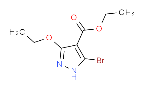 CAS No. 1207431-91-1, Ethyl 5-bromo-3-ethoxy-1H-pyrazole-4-carboxylate