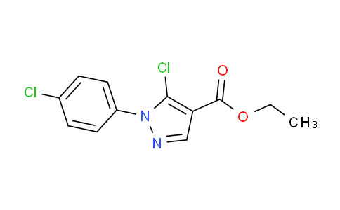 CAS No. 110821-36-8, Ethyl 5-chloro-1-(4-chlorophenyl)-1H-pyrazole-4-carboxylate
