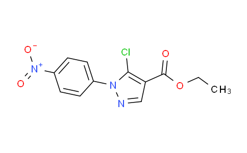 CAS No. 110821-37-9, Ethyl 5-chloro-1-(4-nitrophenyl)-1H-pyrazole-4-carboxylate