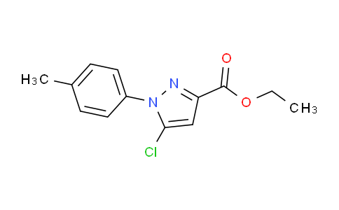 CAS No. 460331-53-7, Ethyl 5-chloro-1-(p-tolyl)-1H-pyrazole-3-carboxylate