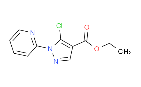 CAS No. 98475-61-7, Ethyl 5-chloro-1-(pyridin-2-yl)-1H-pyrazole-4-carboxylate