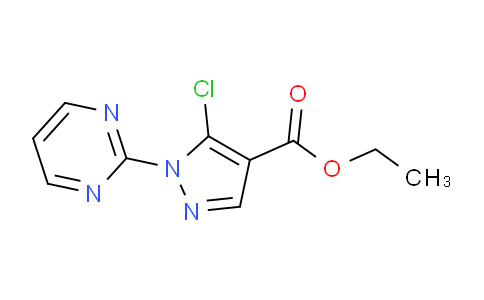 CAS No. 104909-40-2, Ethyl 5-chloro-1-(pyrimidin-2-yl)-1H-pyrazole-4-carboxylate