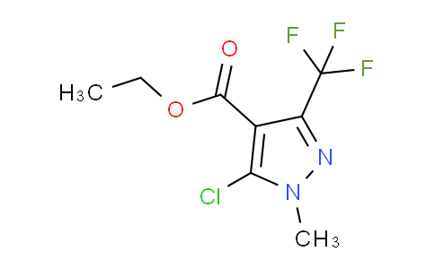 CAS No. 155377-06-3, Ethyl 5-chloro-1-methyl-3-(trifluoromethyl)-1H-pyrazole-4-carboxylate