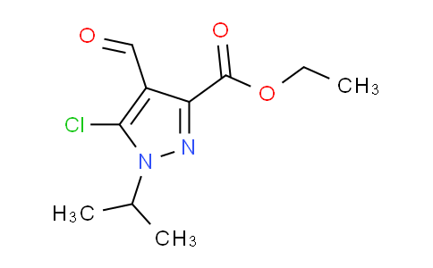 CAS No. 478620-61-0, Ethyl 5-chloro-4-formyl-1-isopropyl-1H-pyrazole-3-carboxylate