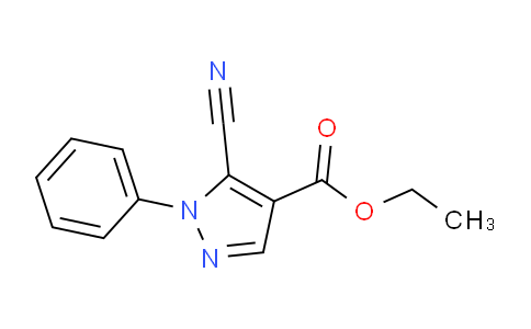 CAS No. 98476-09-6, Ethyl 5-cyano-1-phenyl-1H-pyrazole-4-carboxylate