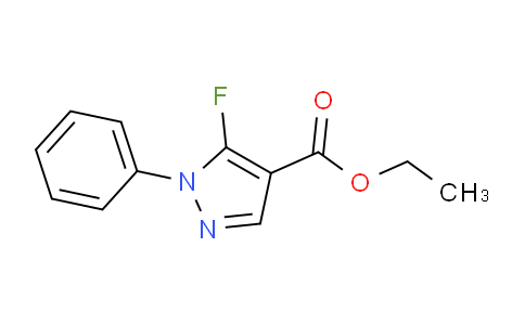 CAS No. 1269294-15-6, Ethyl 5-fluoro-1-phenyl-1H-pyrazole-4-carboxylate