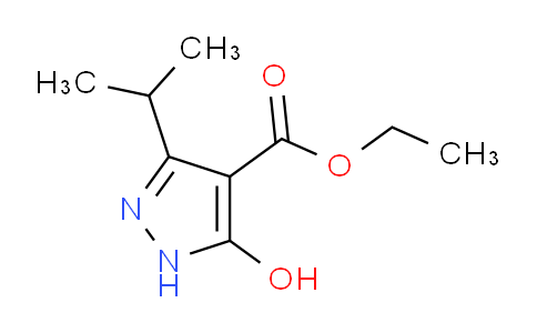 CAS No. 467248-40-4, Ethyl 5-hydroxy-3-isopropyl-1H-pyrazole-4-carboxylate