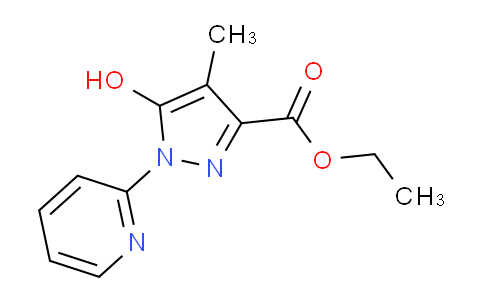 CAS No. 1344701-74-1, Ethyl 5-hydroxy-4-methyl-1-(pyridin-2-yl)-1H-pyrazole-3-carboxylate