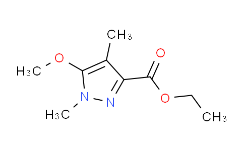 CAS No. 1239743-27-1, Ethyl 5-methoxy-1,4-dimethyl-1H-pyrazole-3-carboxylate