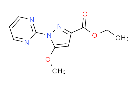 CAS No. 1427021-22-4, Ethyl 5-methoxy-1-(pyrimidin-2-yl)-1H-pyrazole-3-carboxylate