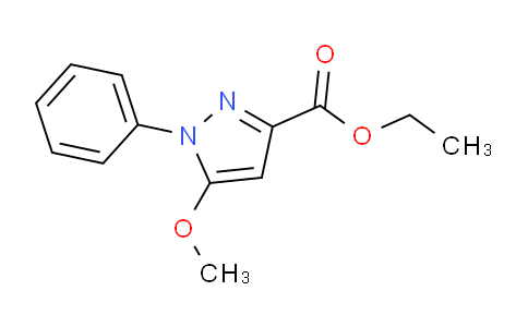 CAS No. 53960-15-9, Ethyl 5-methoxy-1-phenyl-1H-pyrazole-3-carboxylate
