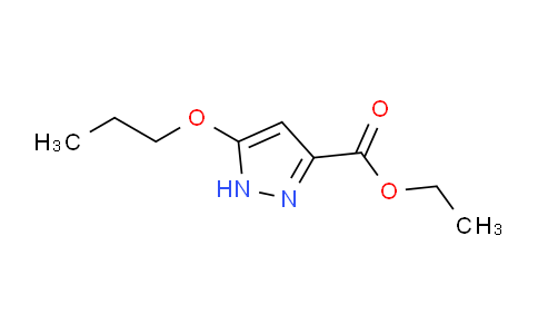 CAS No. 1344687-43-9, Ethyl 5-propoxy-1H-pyrazole-3-carboxylate