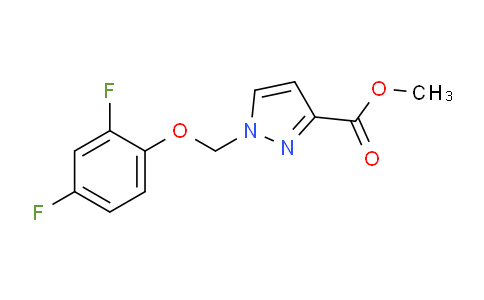 CAS No. 1004193-81-0, Methyl 1-((2,4-difluorophenoxy)methyl)-1H-pyrazole-3-carboxylate
