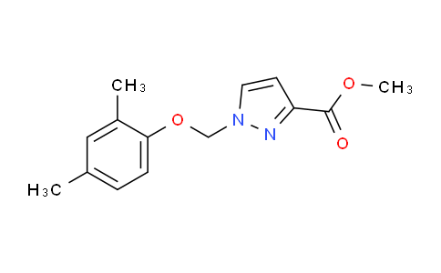 CAS No. 1001500-23-7, Methyl 1-((2,4-dimethylphenoxy)methyl)-1H-pyrazole-3-carboxylate