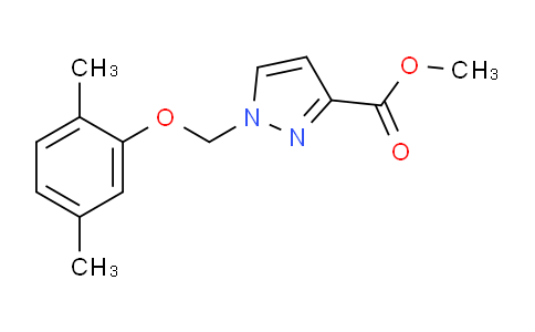 CAS No. 1004194-74-4, Methyl 1-((2,5-dimethylphenoxy)methyl)-1H-pyrazole-3-carboxylate
