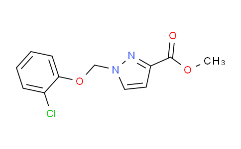 CAS No. 958133-25-0, Methyl 1-((2-chlorophenoxy)methyl)-1H-pyrazole-3-carboxylate