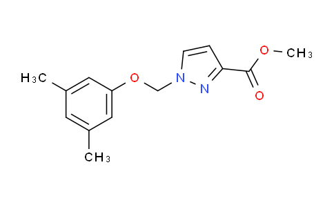 CAS No. 1004194-72-2, Methyl 1-((3,5-dimethylphenoxy)methyl)-1H-pyrazole-3-carboxylate