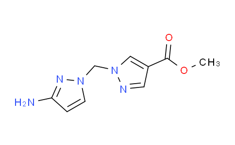 CAS No. 1006495-06-2, Methyl 1-((3-amino-1H-pyrazol-1-yl)methyl)-1H-pyrazole-4-carboxylate