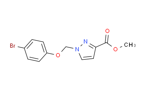 CAS No. 1001500-22-6, Methyl 1-((4-bromophenoxy)methyl)-1H-pyrazole-3-carboxylate