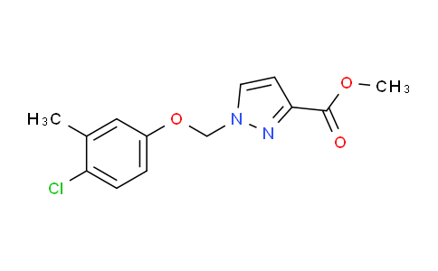 CAS No. 1001500-24-8, Methyl 1-((4-chloro-3-methylphenoxy)methyl)-1H-pyrazole-3-carboxylate