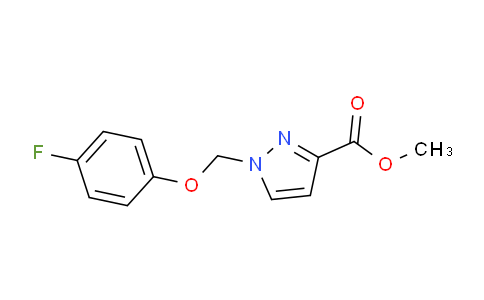 CAS No. 1001500-26-0, Methyl 1-((4-fluorophenoxy)methyl)-1H-pyrazole-3-carboxylate