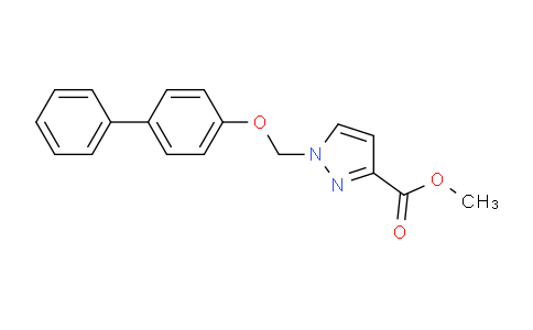 CAS No. 1003988-82-6, Methyl 1-(([1,1'-biphenyl]-4-yloxy)methyl)-1H-pyrazole-3-carboxylate