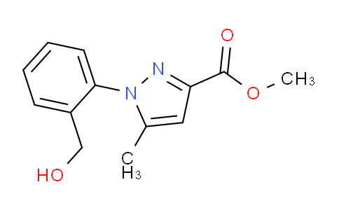 CAS No. 1251950-60-3, Methyl 1-(2-(hydroxymethyl)phenyl)-5-methyl-1H-pyrazole-3-carboxylate