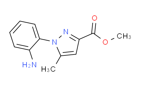 CAS No. 1251950-62-5, Methyl 1-(2-aminophenyl)-5-methyl-1H-pyrazole-3-carboxylate