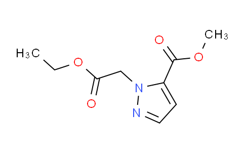 CAS No. 1006348-92-0, Methyl 1-(2-ethoxy-2-oxoethyl)-1H-pyrazole-5-carboxylate