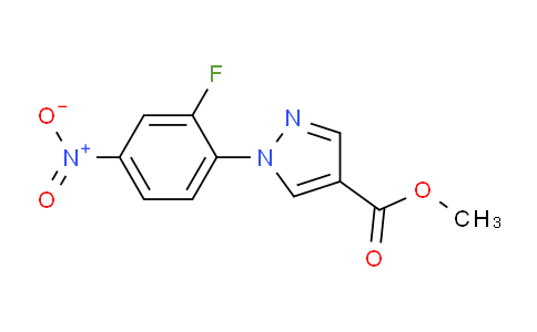 CAS No. 181997-37-5, Methyl 1-(2-fluoro-4-nitrophenyl)-1H-pyrazole-4-carboxylate
