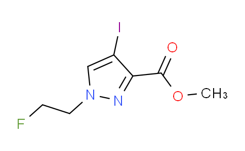 CAS No. 1429418-23-4, Methyl 1-(2-fluoroethyl)-4-iodo-1H-pyrazole-3-carboxylate