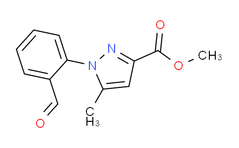 CAS No. 1261079-72-4, Methyl 1-(2-formylphenyl)-5-methyl-1H-pyrazole-3-carboxylate