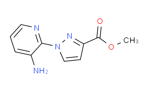 CAS No. 1170280-82-6, Methyl 1-(3-aminopyridin-2-yl)-1H-pyrazole-3-carboxylate