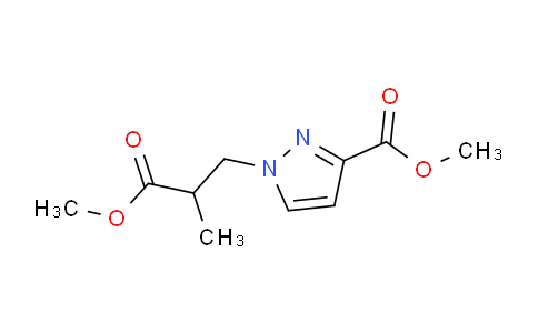 CAS No. 1171509-23-1, Methyl 1-(3-methoxy-2-methyl-3-oxopropyl)-1H-pyrazole-3-carboxylate