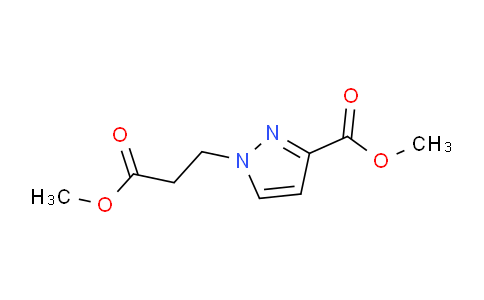 CAS No. 1172404-67-9, Methyl 1-(3-methoxy-3-oxopropyl)-1H-pyrazole-3-carboxylate