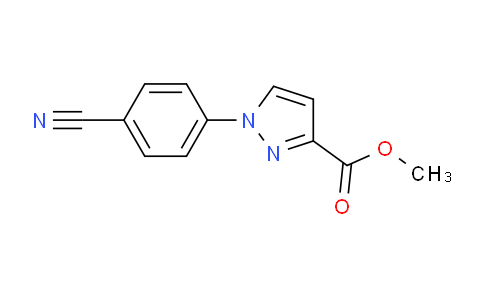 CAS No. 1173029-73-6, Methyl 1-(4-cyanophenyl)-1H-pyrazole-3-carboxylate
