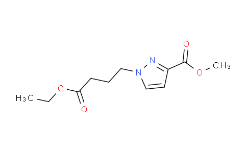 CAS No. 1172806-62-0, Methyl 1-(4-ethoxy-4-oxobutyl)-1H-pyrazole-3-carboxylate