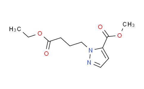 CAS No. 1171386-33-6, Methyl 1-(4-ethoxy-4-oxobutyl)-1H-pyrazole-5-carboxylate