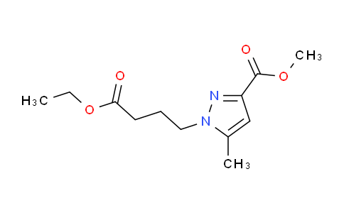CAS No. 1171714-36-5, Methyl 1-(4-ethoxy-4-oxobutyl)-5-methyl-1H-pyrazole-3-carboxylate