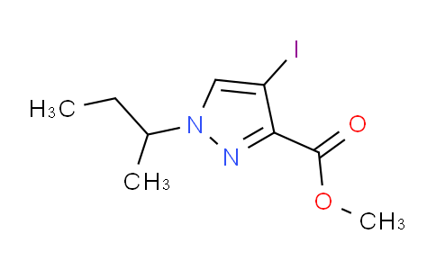 CAS No. 1354705-62-6, Methyl 1-(sec-butyl)-4-iodo-1H-pyrazole-3-carboxylate