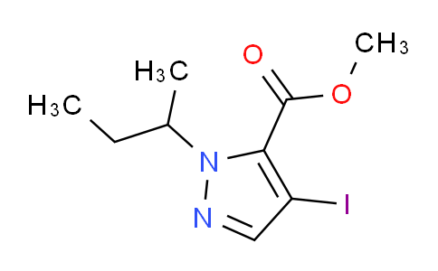 CAS No. 1354705-59-1, Methyl 1-(sec-butyl)-4-iodo-1H-pyrazole-5-carboxylate