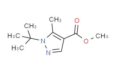 CAS No. 950858-97-6, Methyl 1-(tert-butyl)-5-methyl-1H-pyrazole-4-carboxylate