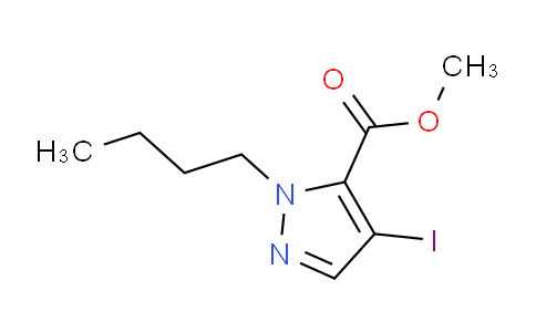 CAS No. 1354705-68-2, Methyl 1-butyl-4-iodo-1H-pyrazole-5-carboxylate