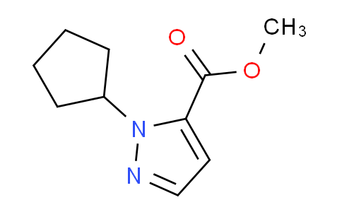CAS No. 1328640-91-0, Methyl 1-cyclopentyl-1H-pyrazole-5-carboxylate