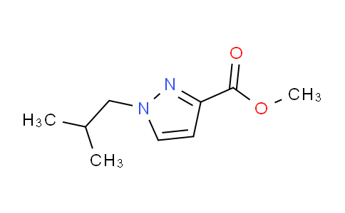 CAS No. 1170422-35-1, Methyl 1-isobutyl-1H-pyrazole-3-carboxylate
