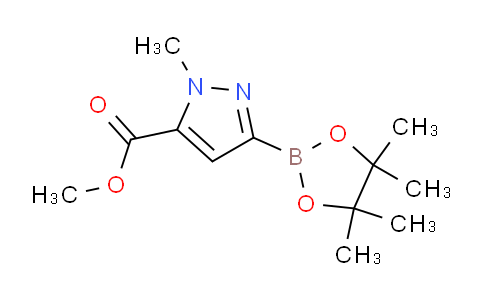 CAS No. 929899-20-7, Methyl 1-methyl-3-(4,4,5,5-tetramethyl-1,3,2-dioxaborolan-2-yl)-1H-pyrazole-5-carboxylate