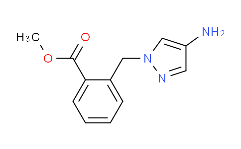 CAS No. 1004194-68-6, Methyl 2-((4-amino-1H-pyrazol-1-yl)methyl)benzoate